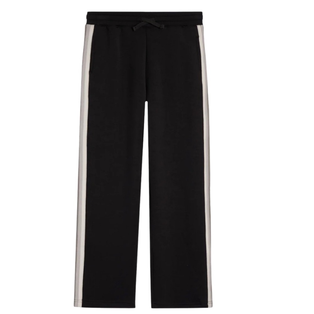 Vintage Havana Black Cloud Pant with Grey and White stripe Girls size XL NWT